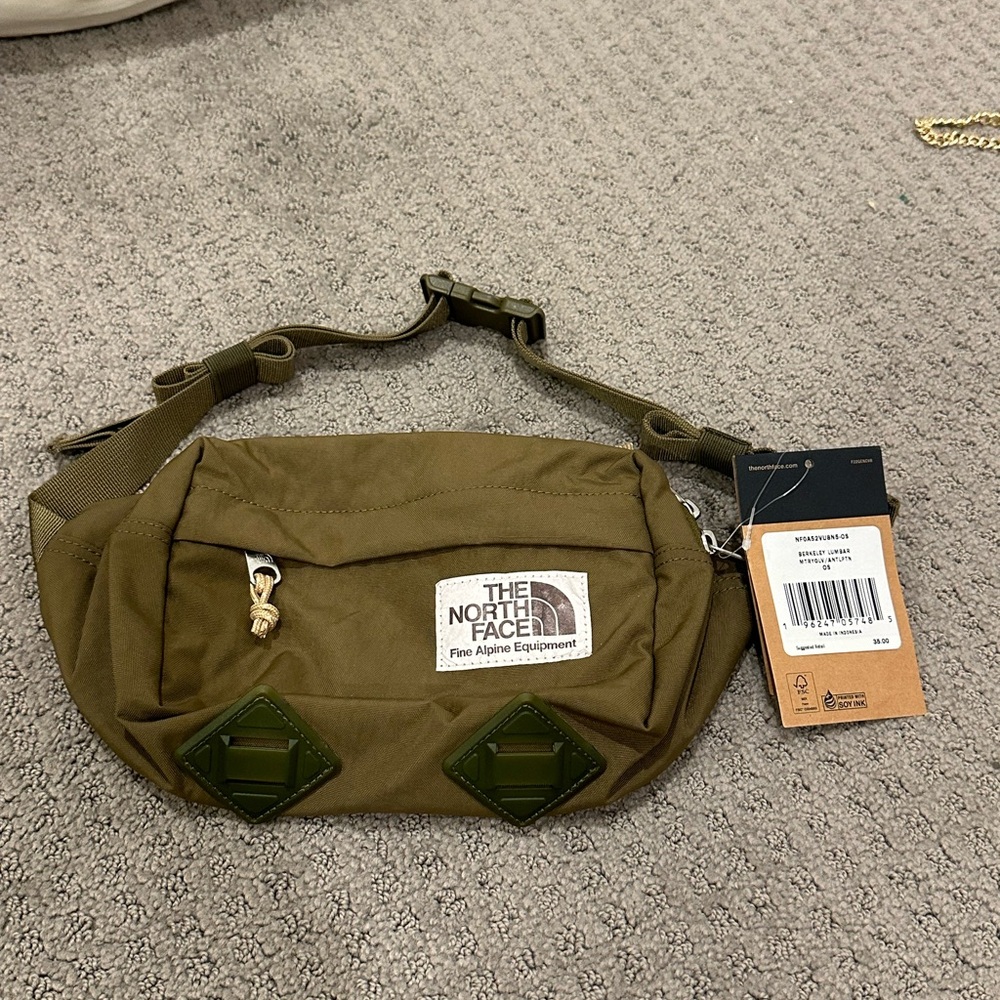 COPY - Brand New Navy Green North Face belt bag